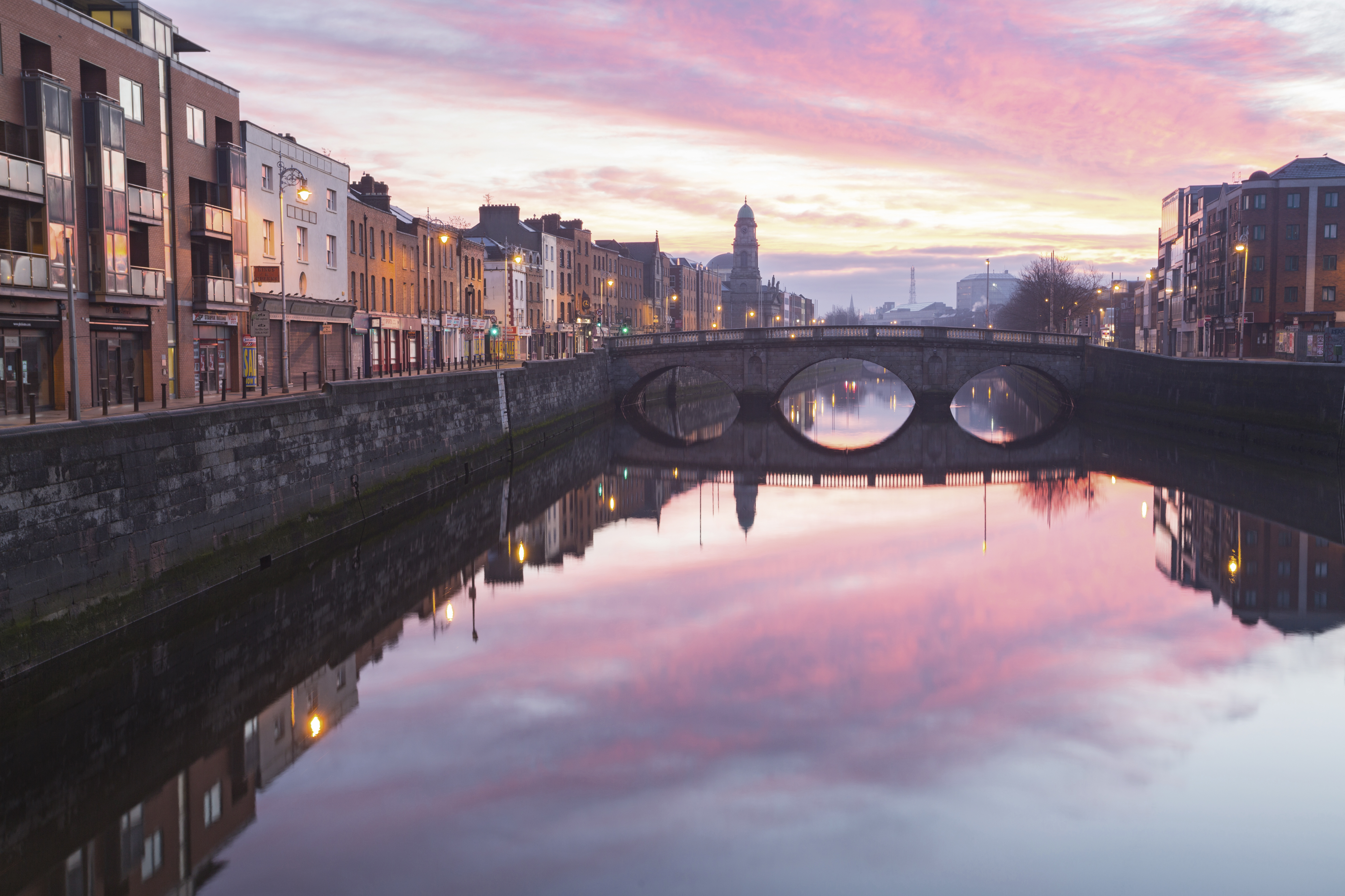 Abendstimmung in Dublin