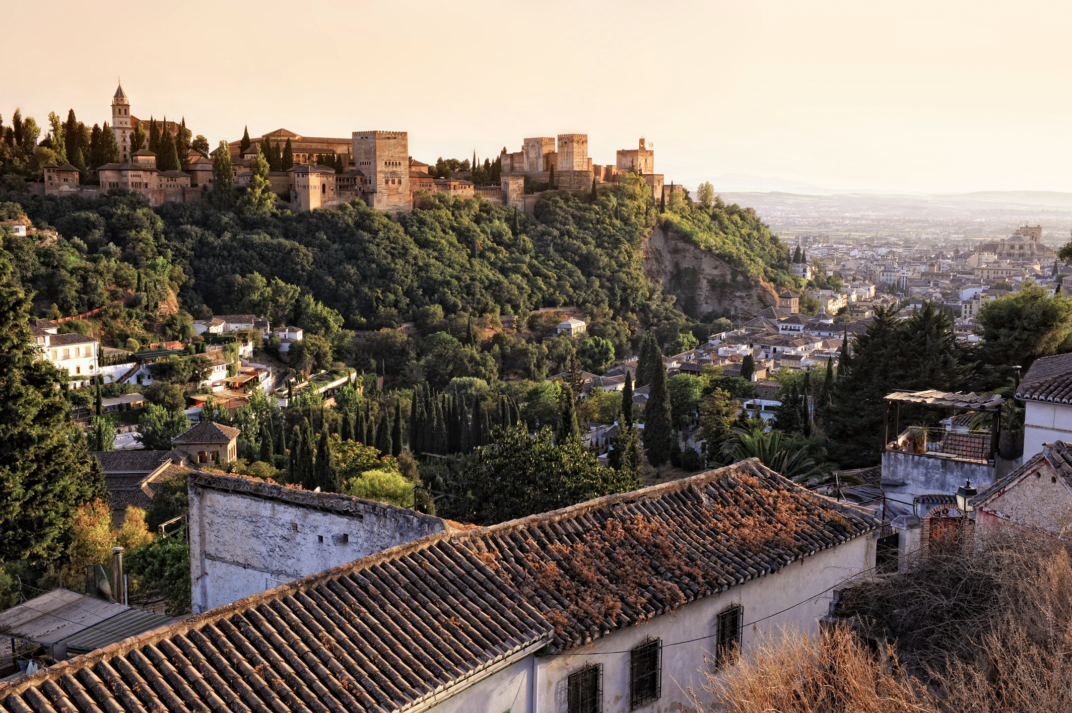 Die Festung Alhambra in Granada 