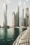 Die imposanten Hochhäuser der Dubai Marina